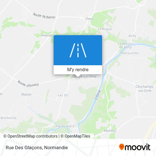 Rue Des Glaçons plan