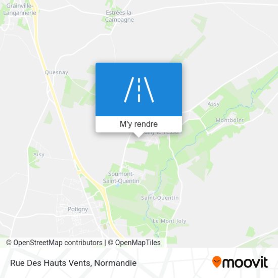 Rue Des Hauts Vents plan