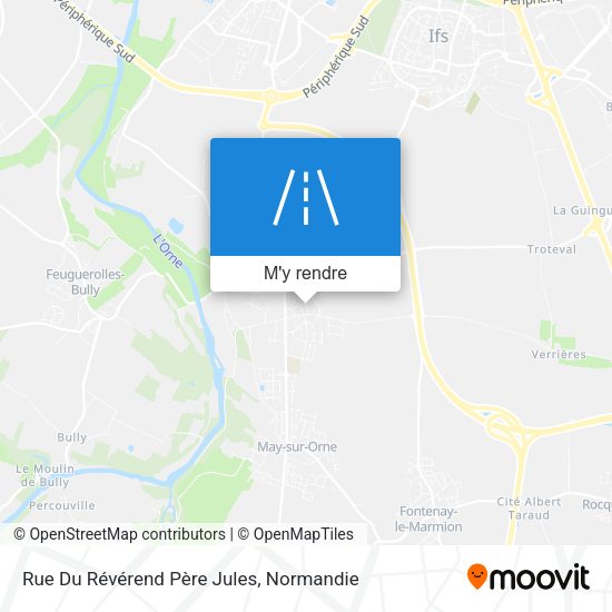 Rue Du Révérend Père Jules plan