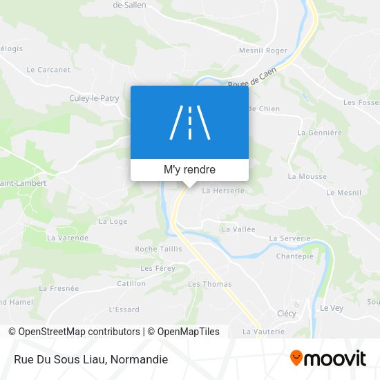 Rue Du Sous Liau plan
