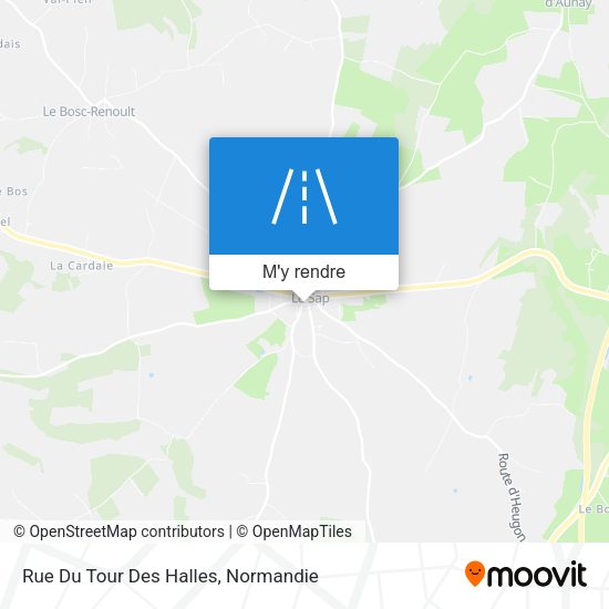 Rue Du Tour Des Halles plan