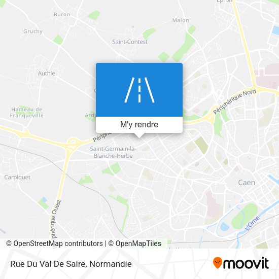 Rue Du Val De Saire plan