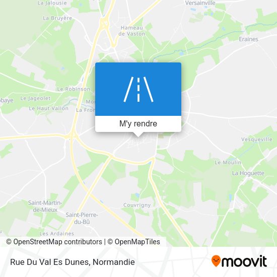 Rue Du Val Es Dunes plan