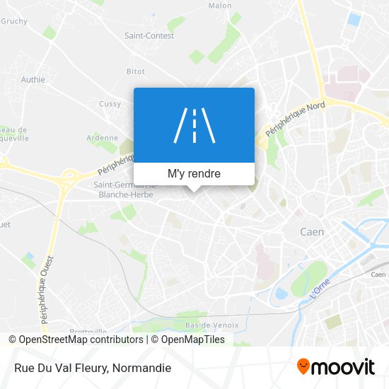 Rue Du Val Fleury plan