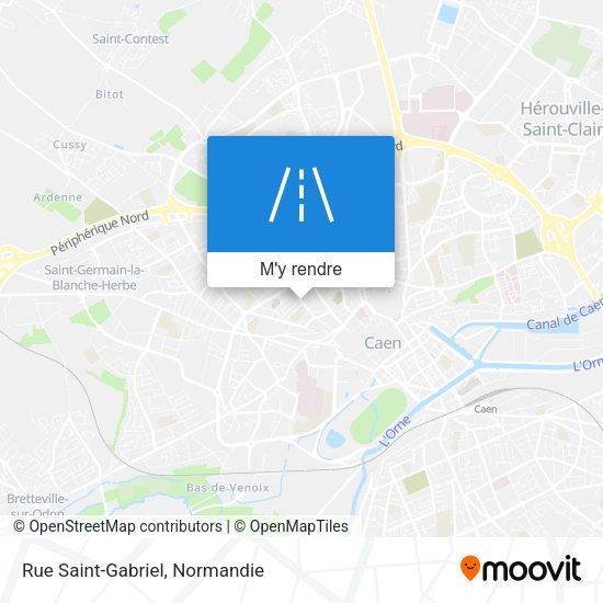 Rue Saint-Gabriel plan