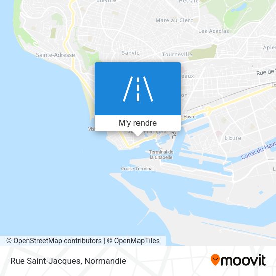 Rue Saint-Jacques plan