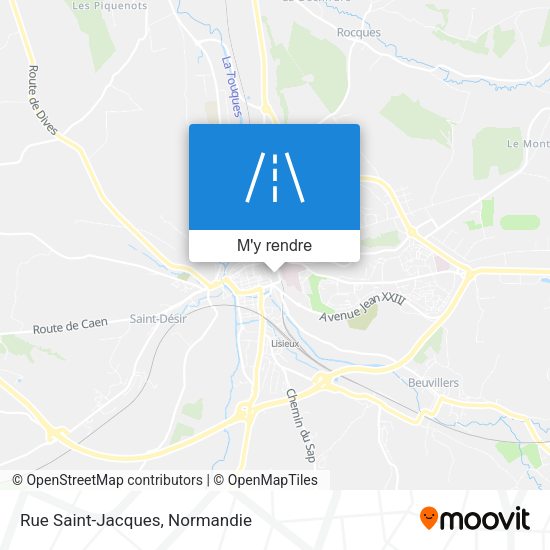Rue Saint-Jacques plan