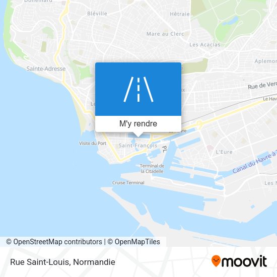 Rue Saint-Louis plan