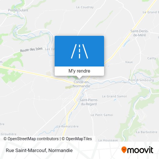Rue Saint-Marcouf plan