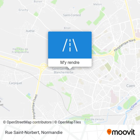 Rue Saint-Norbert plan