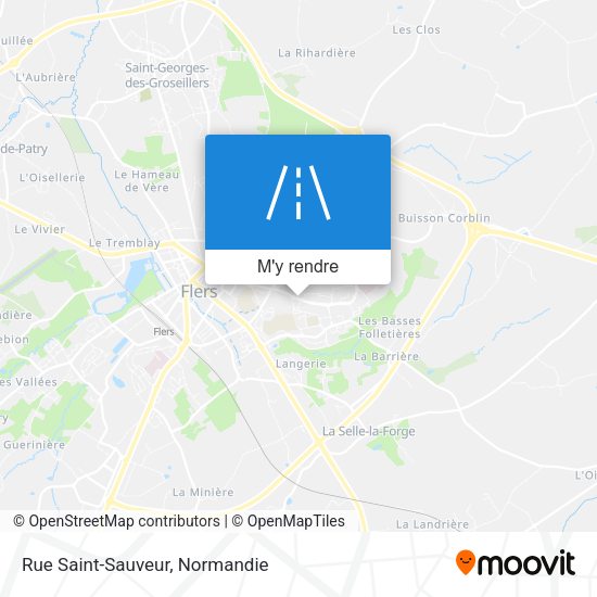 Rue Saint-Sauveur plan