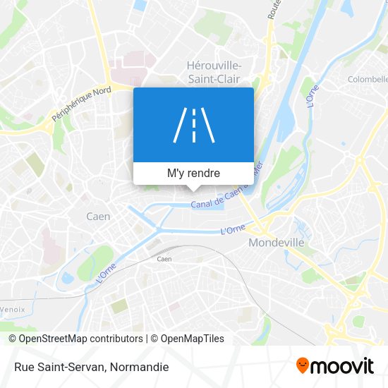 Rue Saint-Servan plan