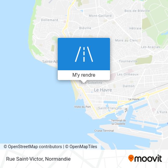 Rue Saint-Victor plan
