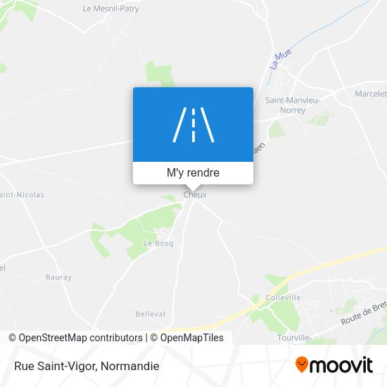 Rue Saint-Vigor plan
