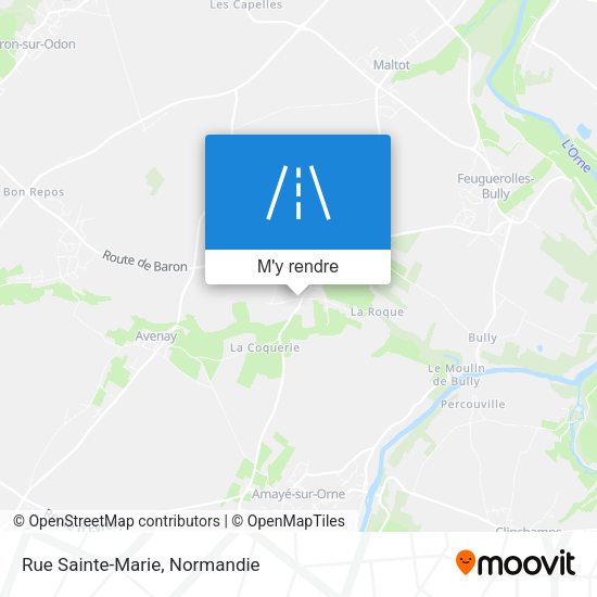 Rue Sainte-Marie plan
