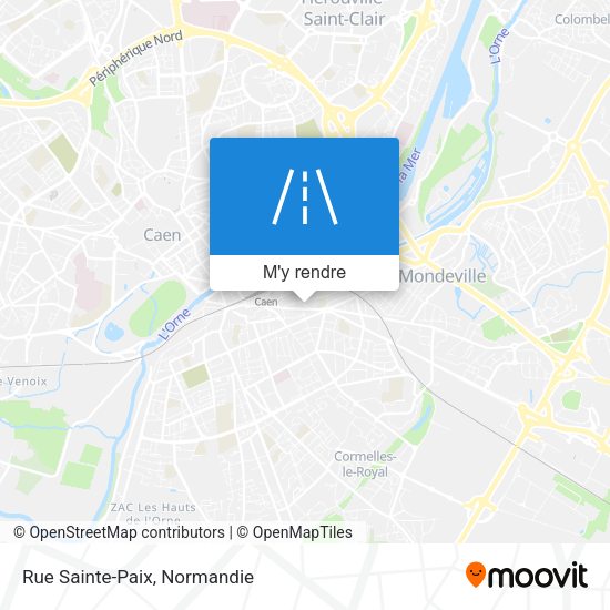 Rue Sainte-Paix plan