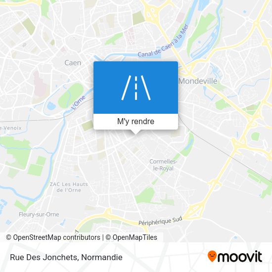 Rue Des Jonchets plan