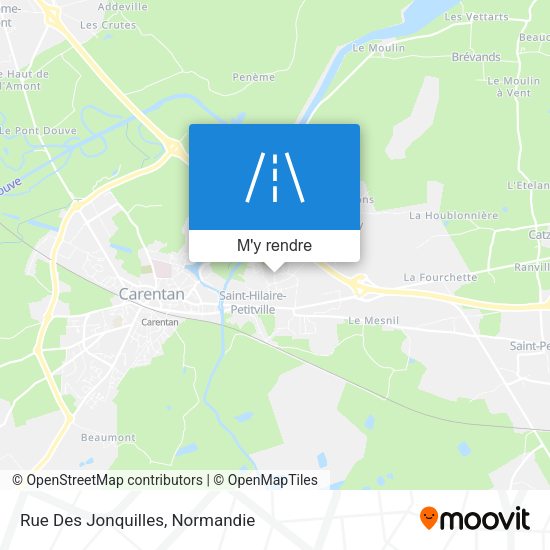 Rue Des Jonquilles plan