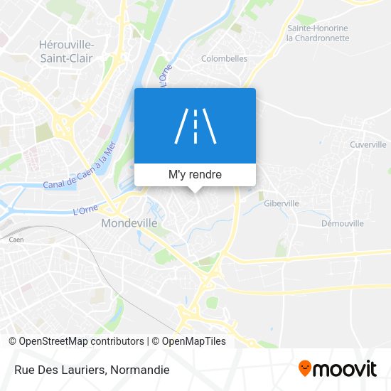 Rue Des Lauriers plan