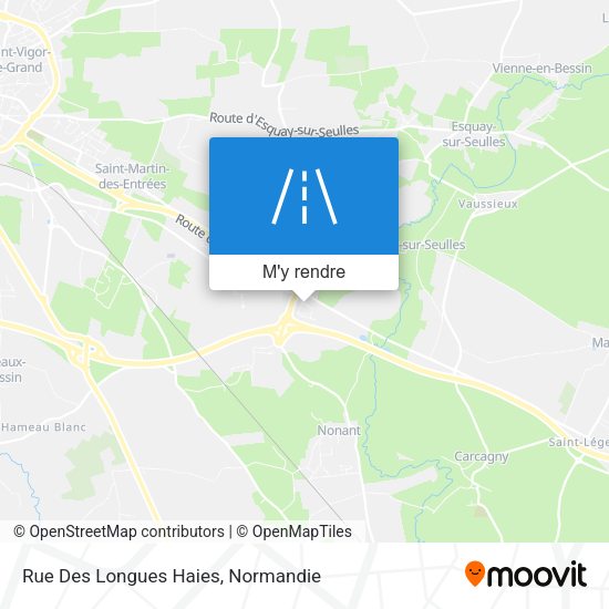 Rue Des Longues Haies plan