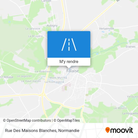 Rue Des Maisons Blanches plan