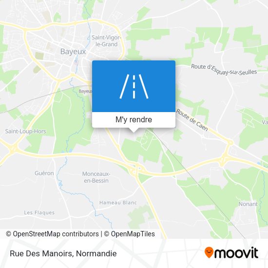 Rue Des Manoirs plan