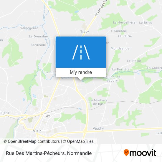 Rue Des Martins-Pêcheurs plan