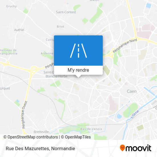 Rue Des Mazurettes plan