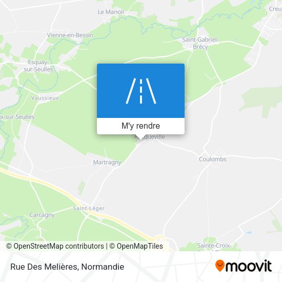 Rue Des Melières plan