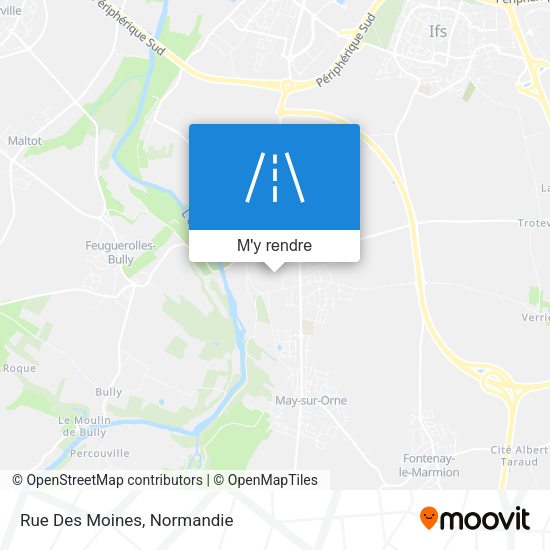 Rue Des Moines plan