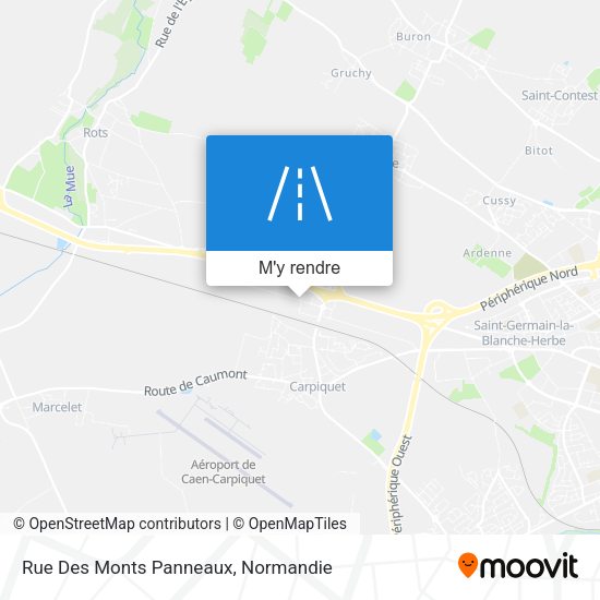 Rue Des Monts Panneaux plan