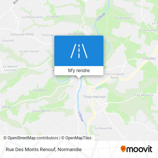 Rue Des Monts Renouf plan