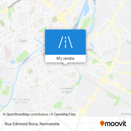 Rue Edmond Boca plan