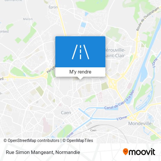 Rue Simon Mangeant plan
