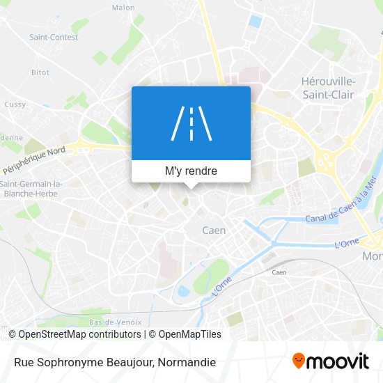 Rue Sophronyme Beaujour plan