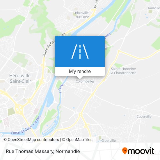 Rue Thomas Massary plan