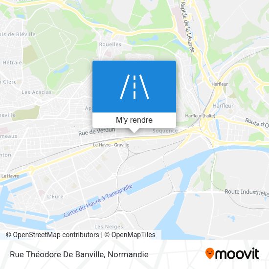 Rue Théodore De Banville plan
