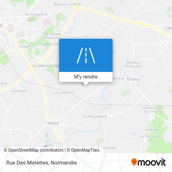 Rue Des Morettes plan