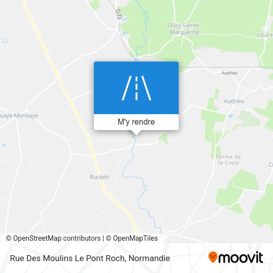 Rue Des Moulins Le Pont Roch plan