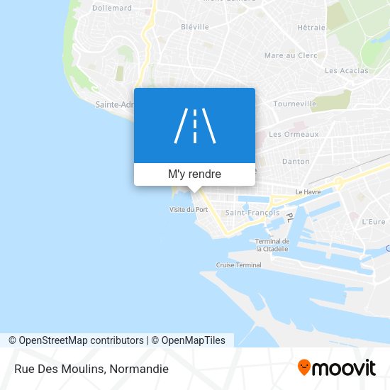 Rue Des Moulins plan