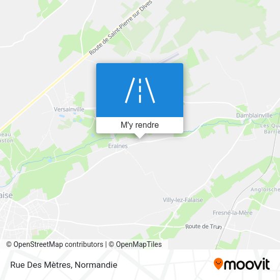 Rue Des Mètres plan