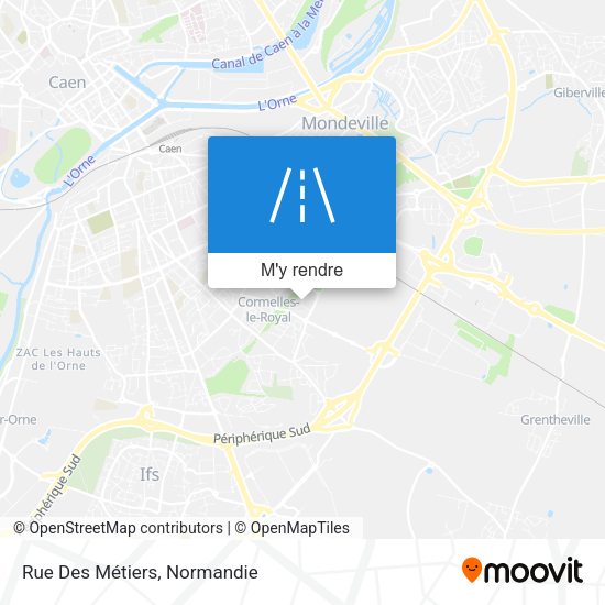 Rue Des Métiers plan