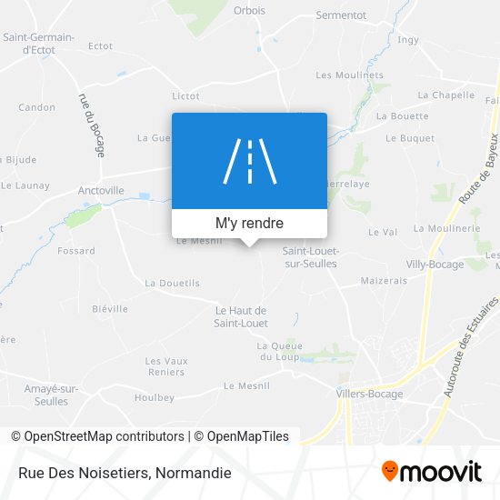 Rue Des Noisetiers plan