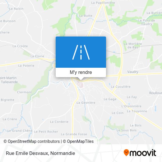 Rue Emile Desvaux plan