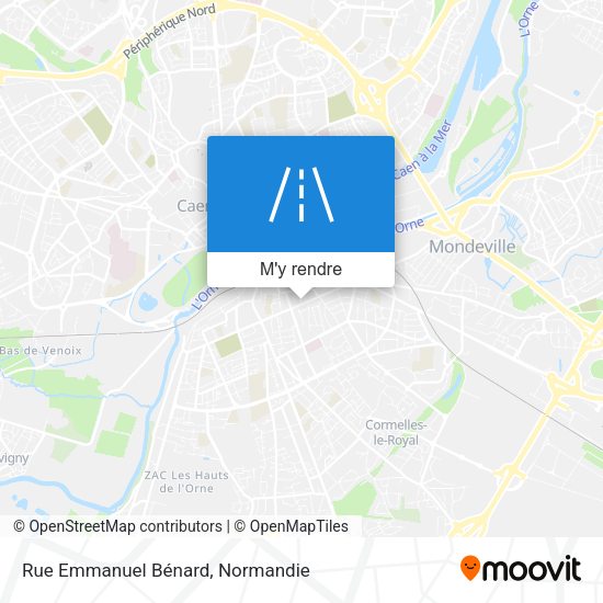 Rue Emmanuel Bénard plan