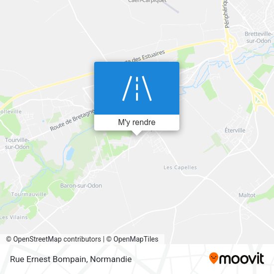 Rue Ernest Bompain plan