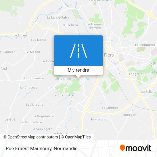 Rue Ernest Maunoury plan