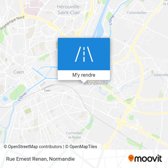 Rue Ernest Renan plan