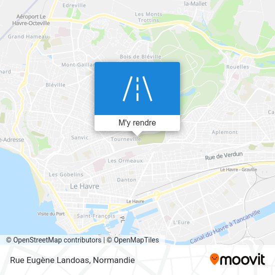 Rue Eugène Landoas plan