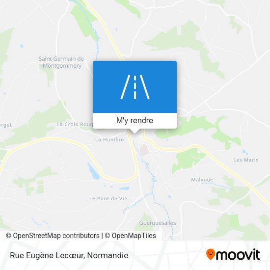 Rue Eugène Lecœur plan